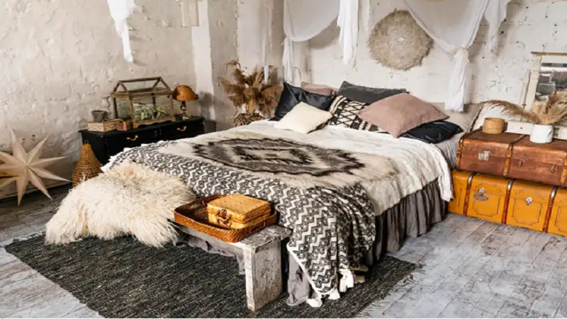 Cream Textured Rugs: Cool Rugs for Bedroom Style and Comfort
